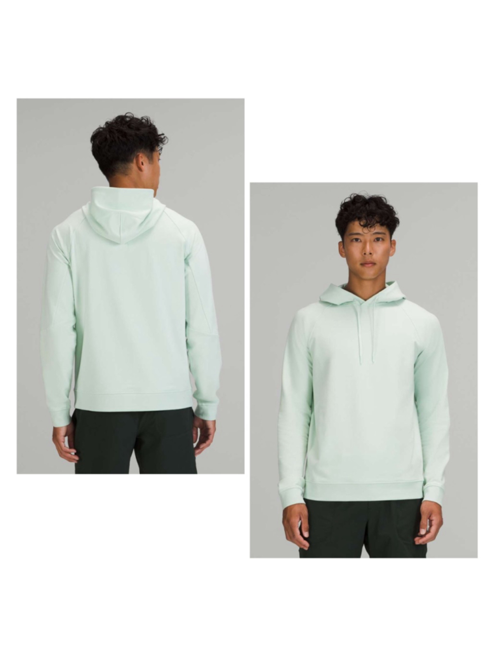 Lululemon City Sweat Hoodie Pullover Mens M Delicate Mint French Terry #M3AUPS